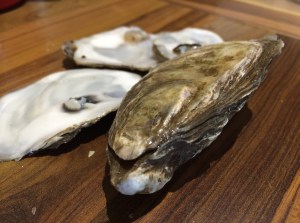 Oysters with dressing