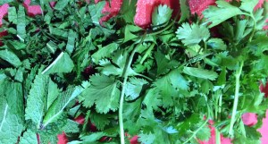 Simple summer salad - preparation