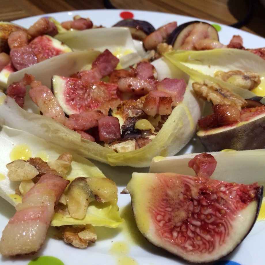 Fig and chicory salad