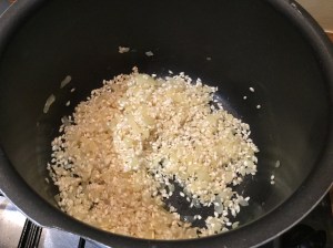 Wild mushroom and chestnut risotto