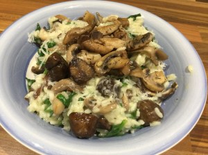 Wild mushroom and chestnut risotto