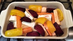 Winter roast vegetable salad