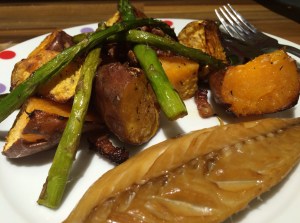 Smoked mackerel medley