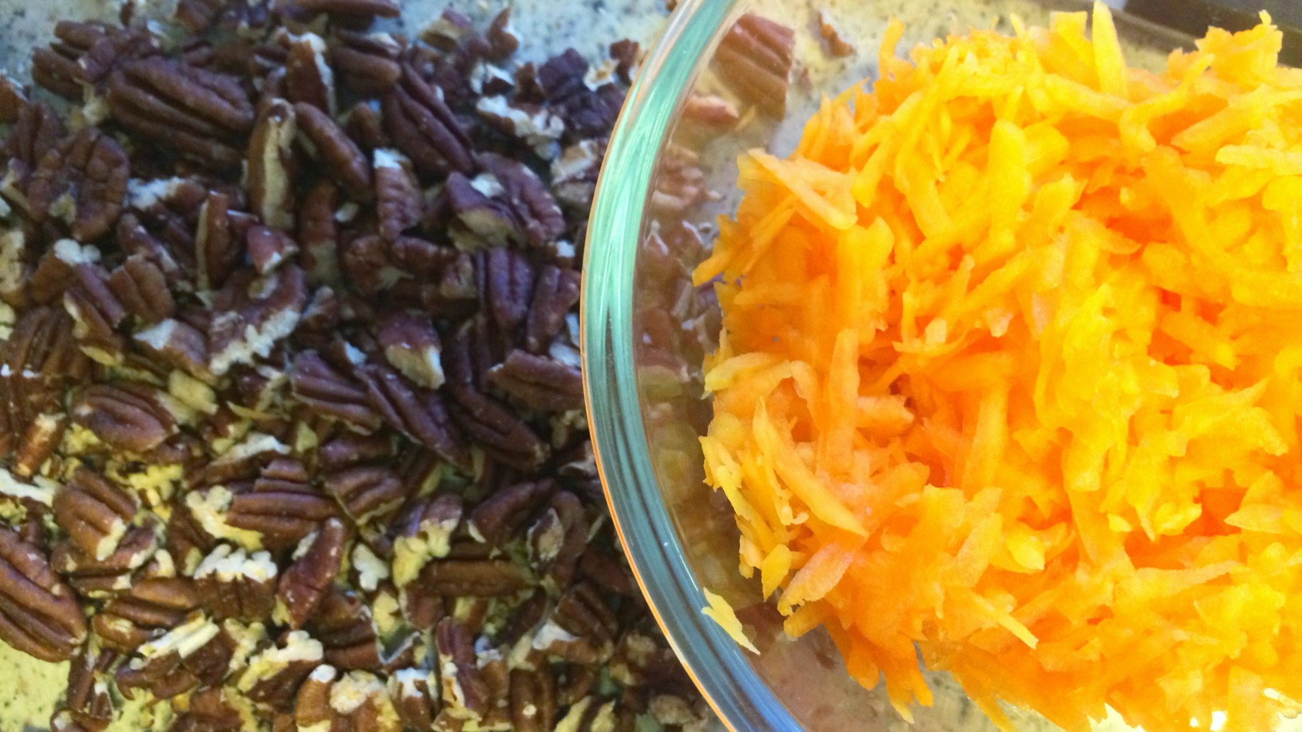 Chocolate, squash and pecan cake