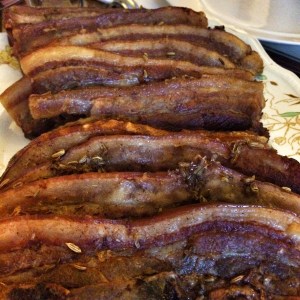 Pork belly with fennel and Chinese 5 spice