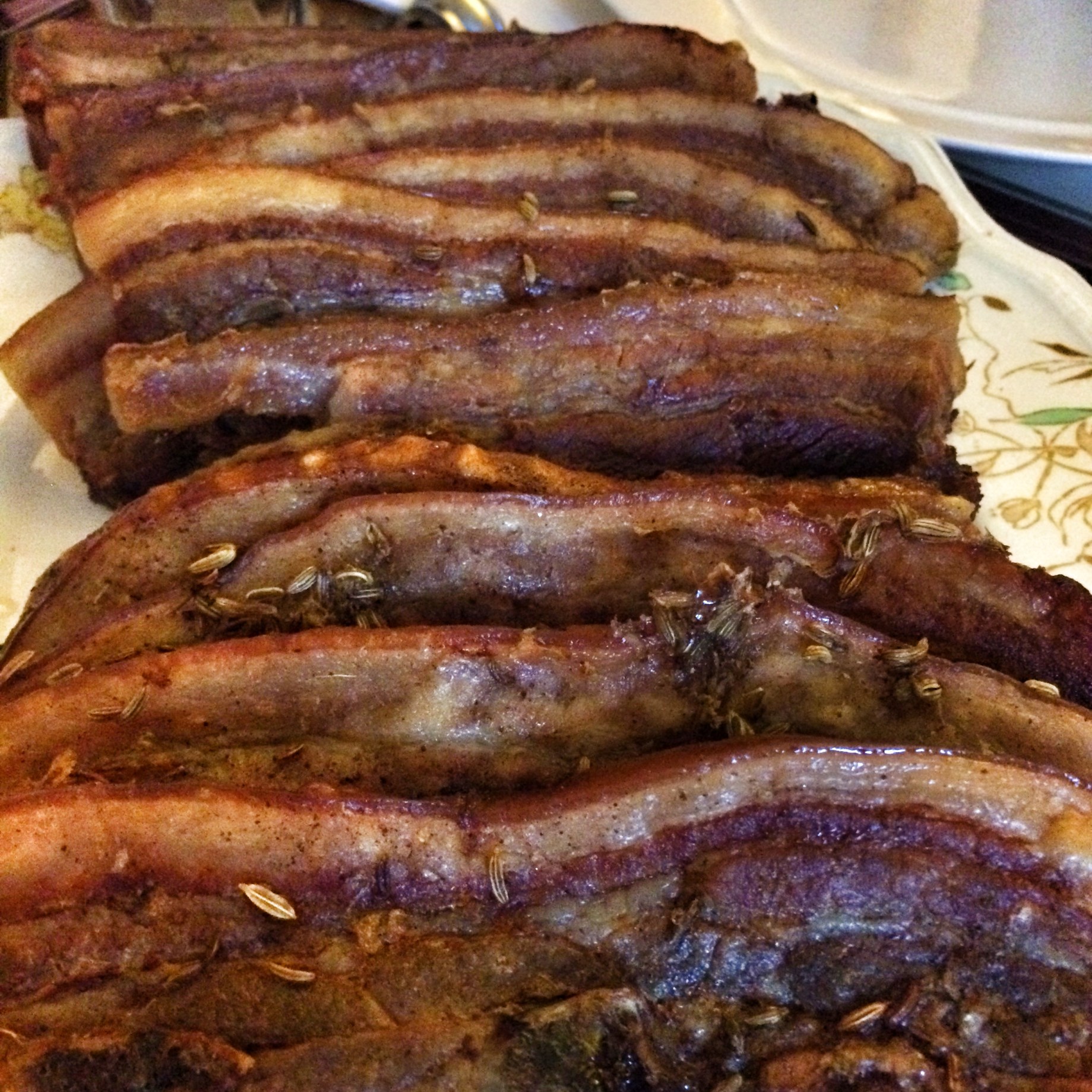 Pork belly with fennel and Chinese 5 spice