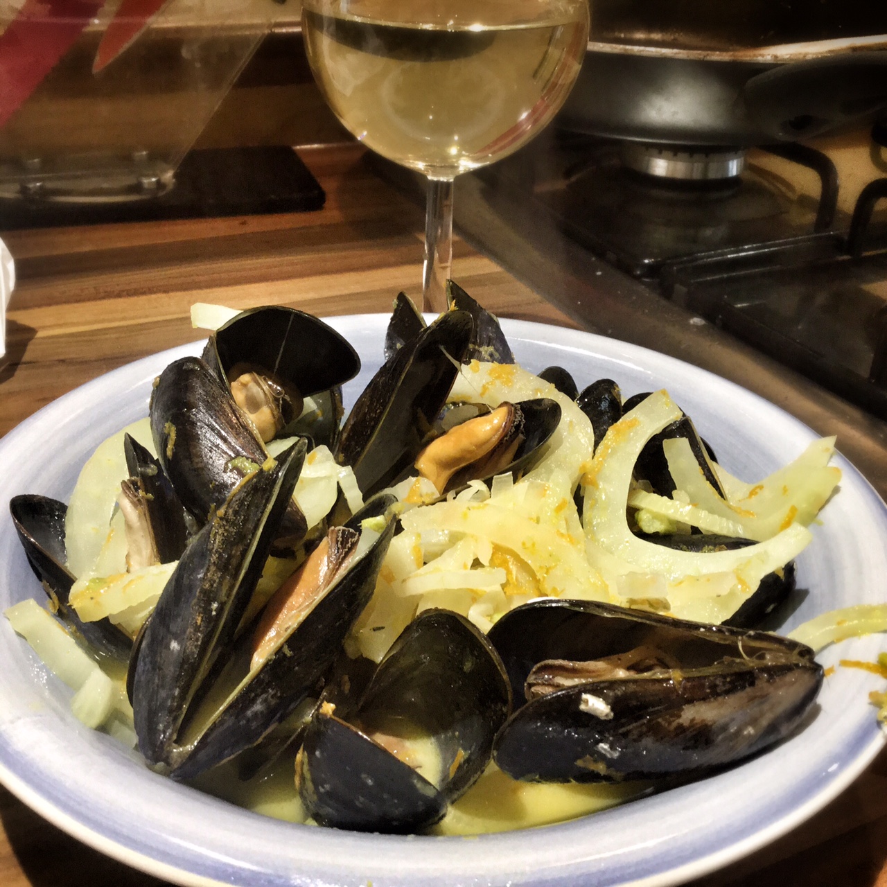mussels with orange and fennel