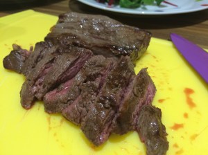 Venison with ginger and pomegranate marinade