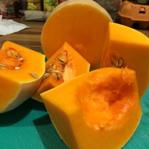 Butternut squash and chickpea soup