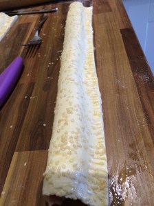 Sesame sausage rolls