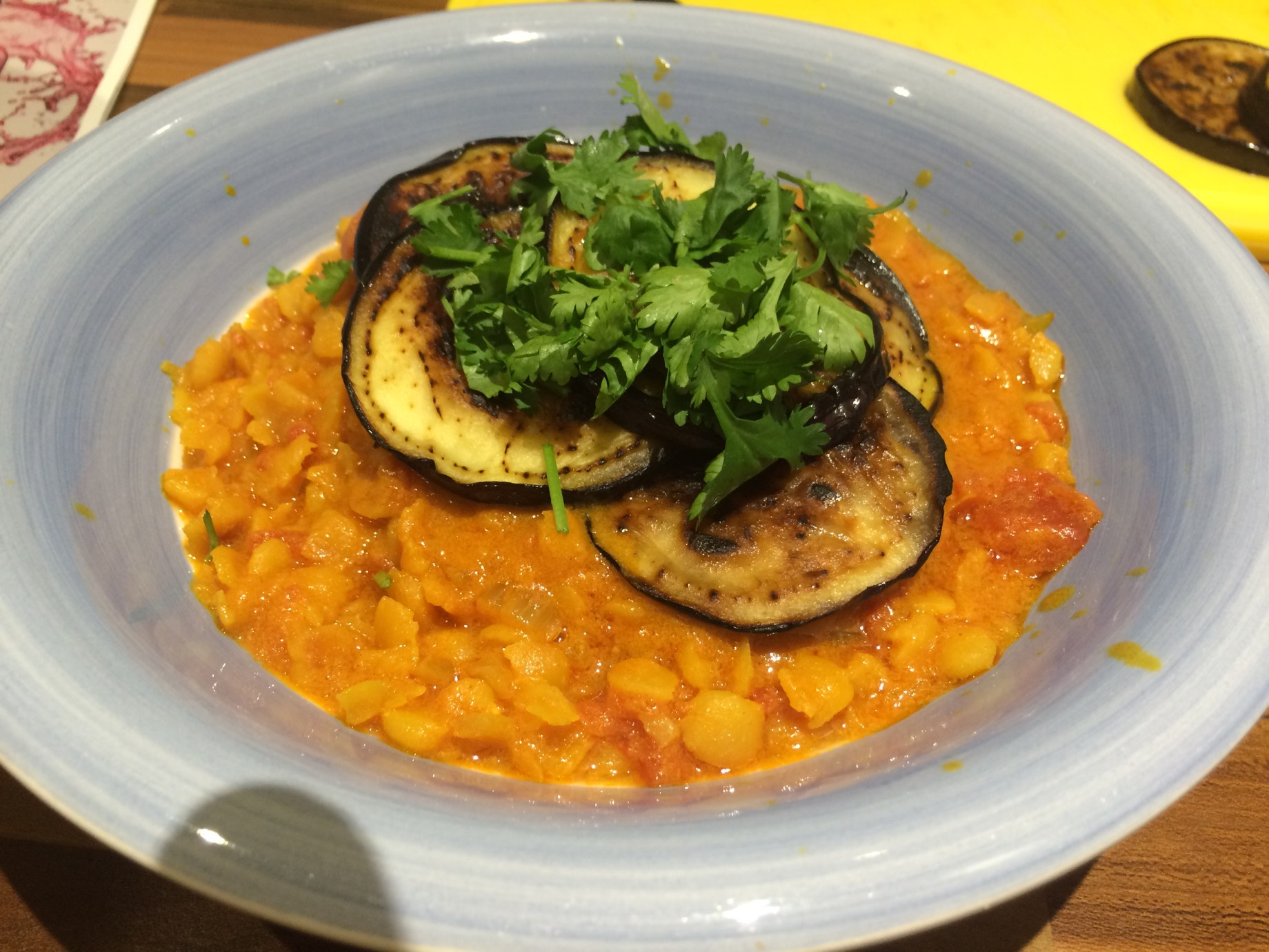 Cumin and aubergine dhal
