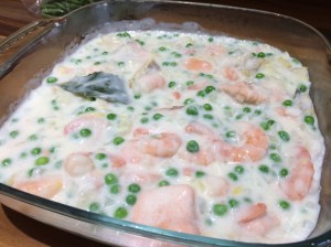 Healthy fish pie