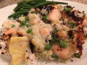 Healthy fish pie