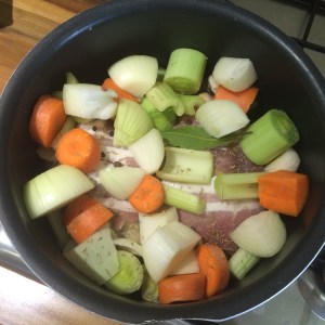 Pheasant and chestnut pie
