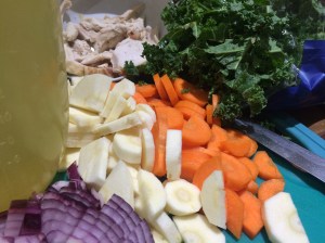 turkey and parsnip soup