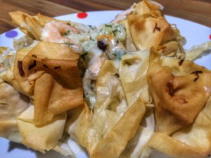 Filo and fish pie