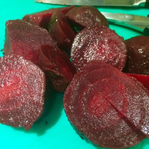 Beetroot and mackerel