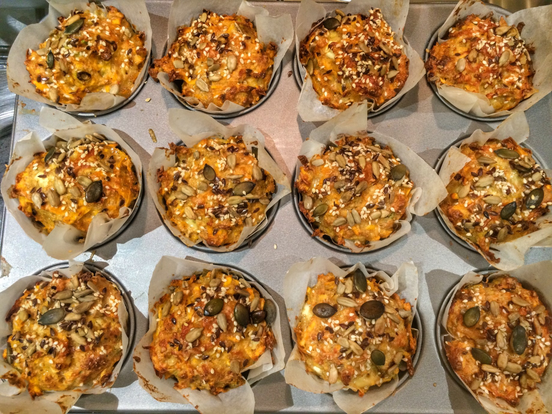 savoury sweet potato muffins