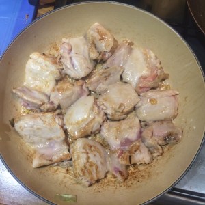 Chicken and leek casserole