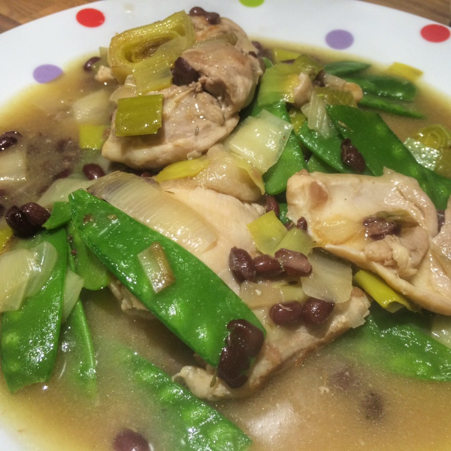 Chicken and leek casserole