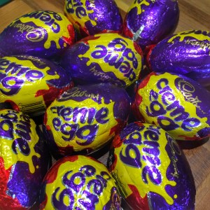 Cadbury's Creme Egg Brownies