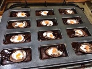 Cadbury's Creme Egg Brownies