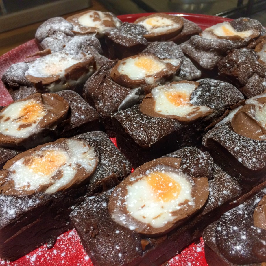Cadbury's Creme Egg Brownies