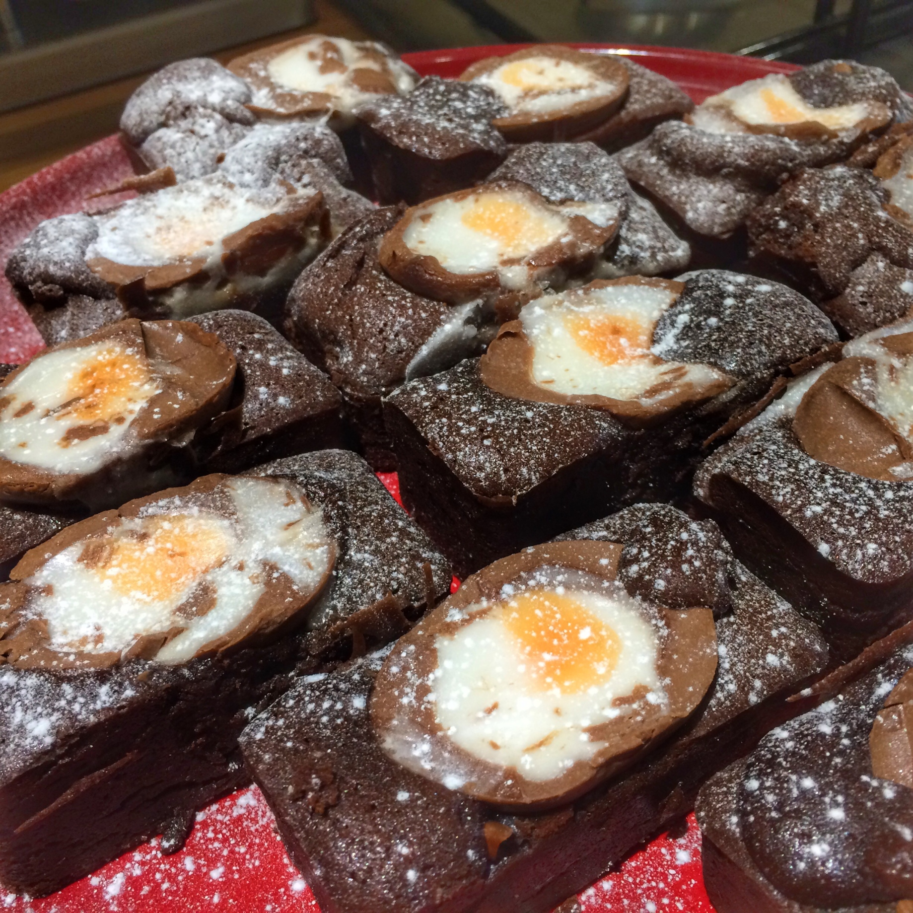 Cadbury's Creme Egg Brownies