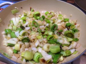 Chicken and leek casserole