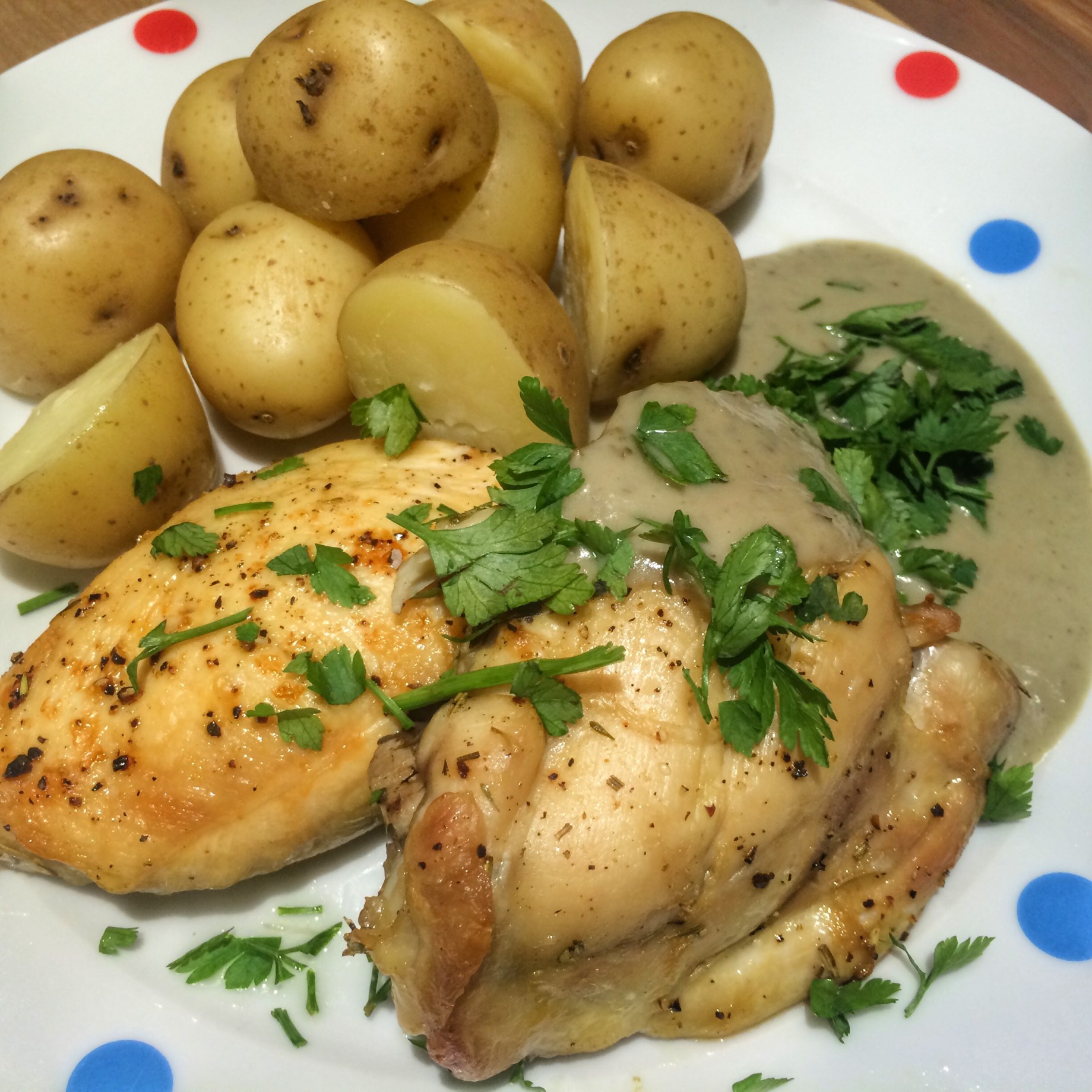 garlic chicken lorraine pascale