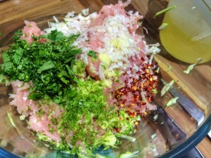 Thai style turkey meatballs