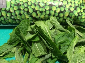 mint and pea soup