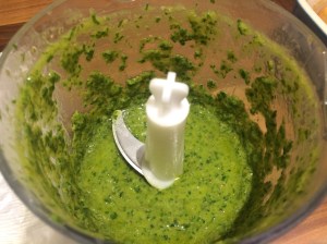 Simple steak with salsa verde