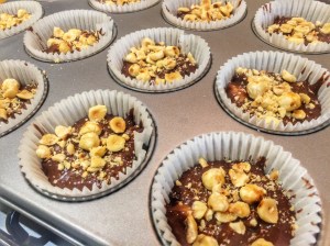 Pear Nutella and hazelnut muffins Martha Collison