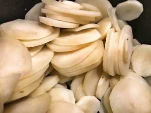 Swedish salmon pudding