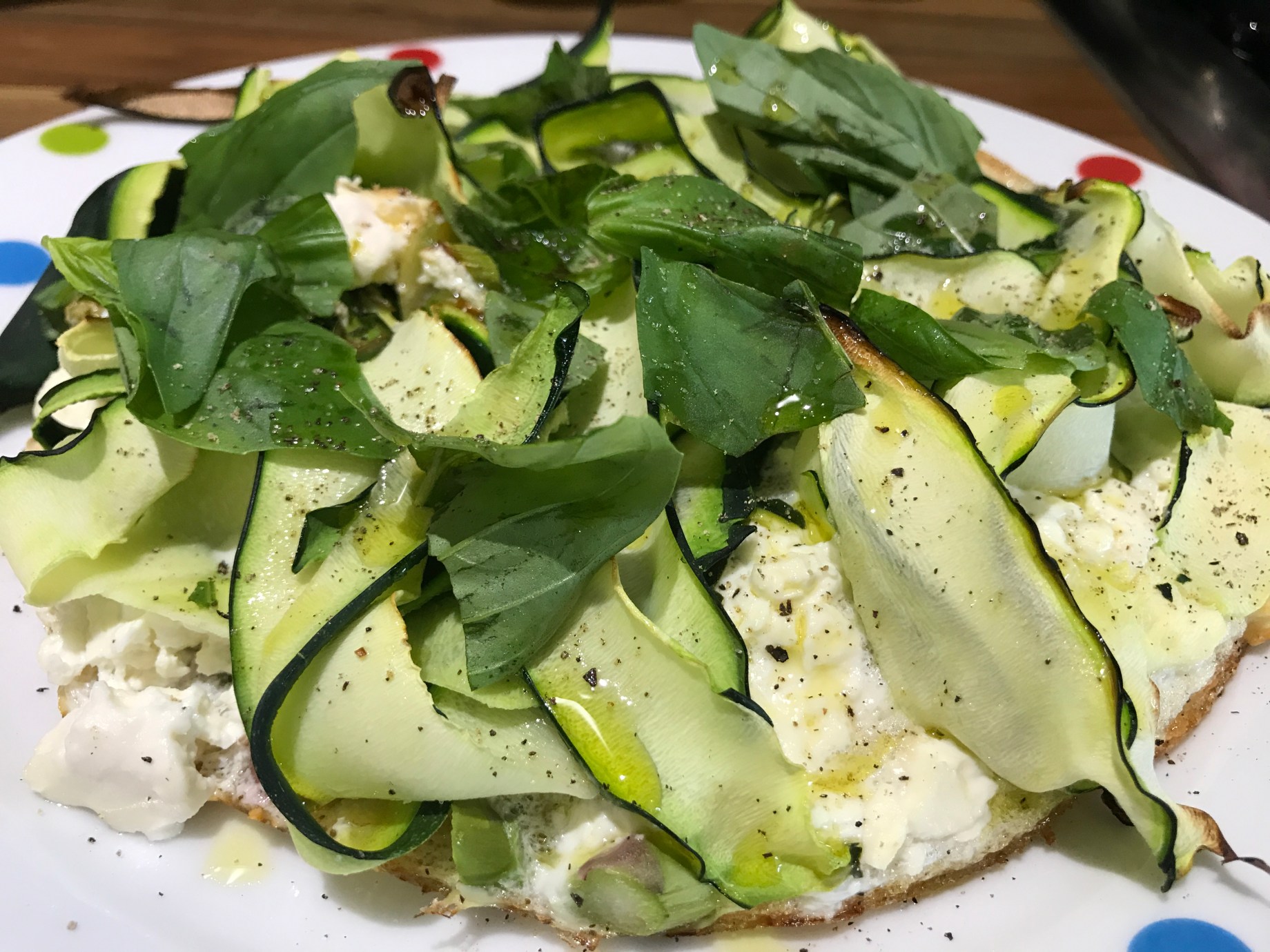 Milly Millbank’s courgette, asparagus and feta egg white frittata