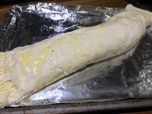 Chestnut and mushroom en croute