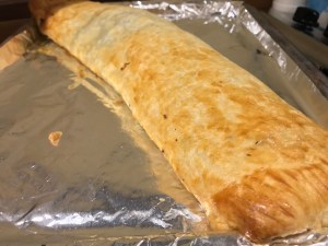 Chestnut and mushroom en croute